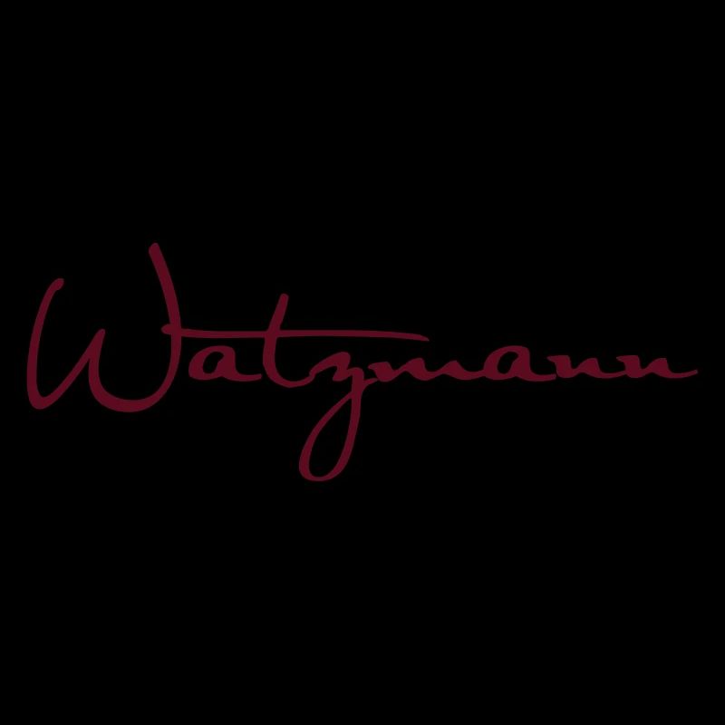 Lettrage Watzmann blanc - couleur librement sélectionnable