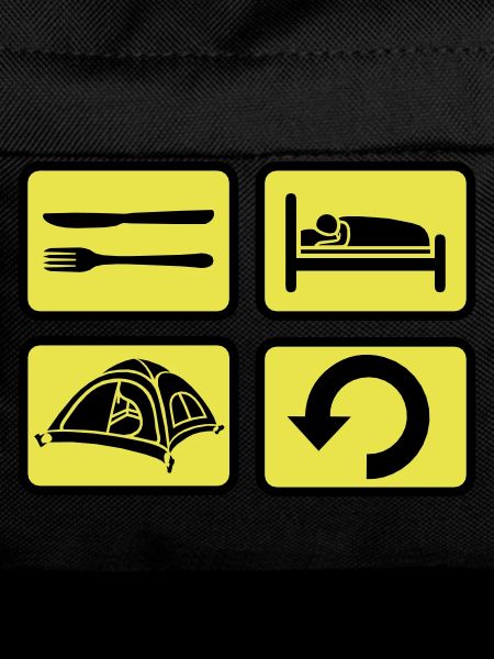 Repeat wilderness camping daily