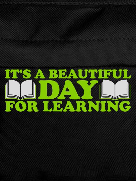 beautiful day for learning