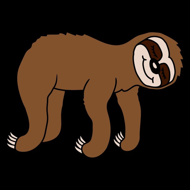 Design hanging reclining sloth