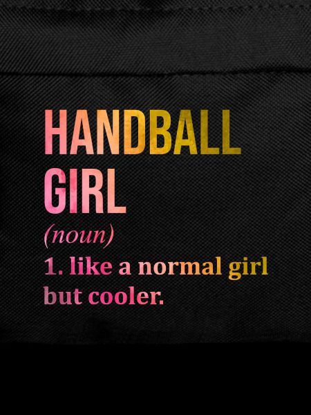 Handball Girl Funny Quote