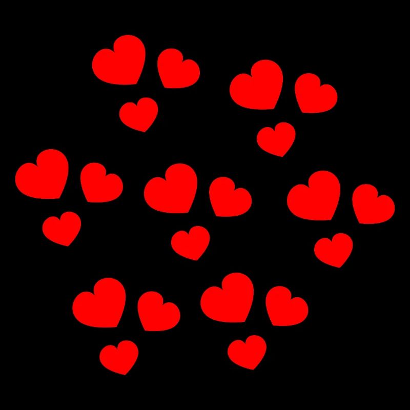 Abstract hearts for romantic occasions