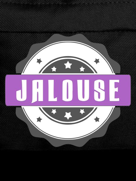 graphic design with jealous lettering