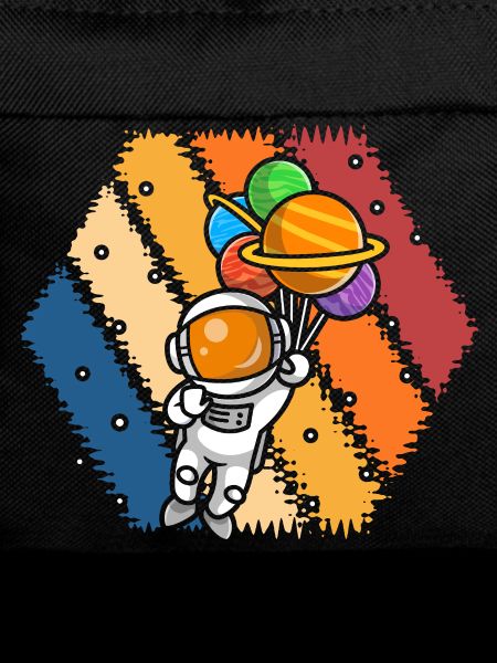 Astronaut Balloon Galaxy Splash