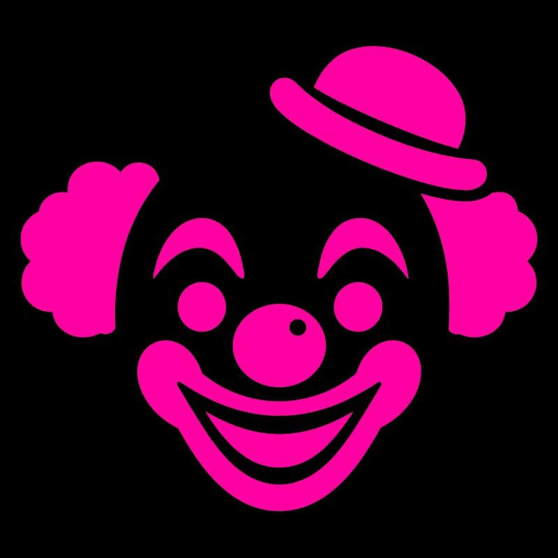 Pink Clown Motif