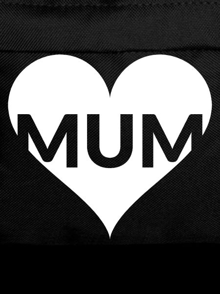 Heart with MUM lettering