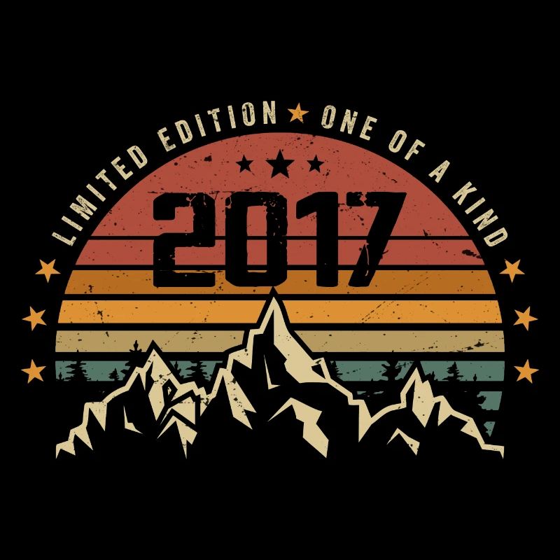 Born in 2017 - Vintage Birthday Gift 2017