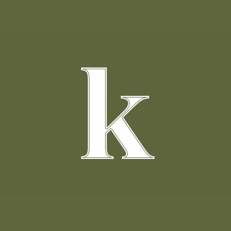 Buchstabe K Letter abc Alphabet Name Geschenkidee