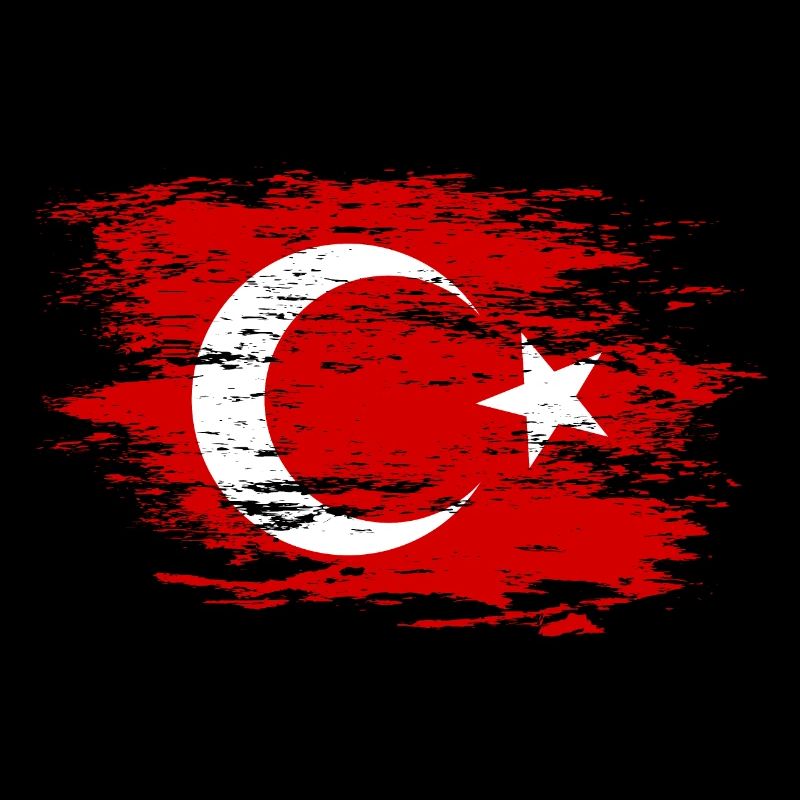 Drapeau de la Turquie utilisé