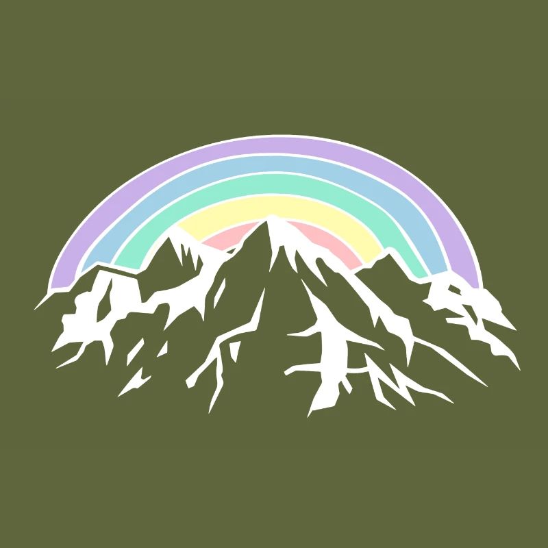 Rainbows and mountains