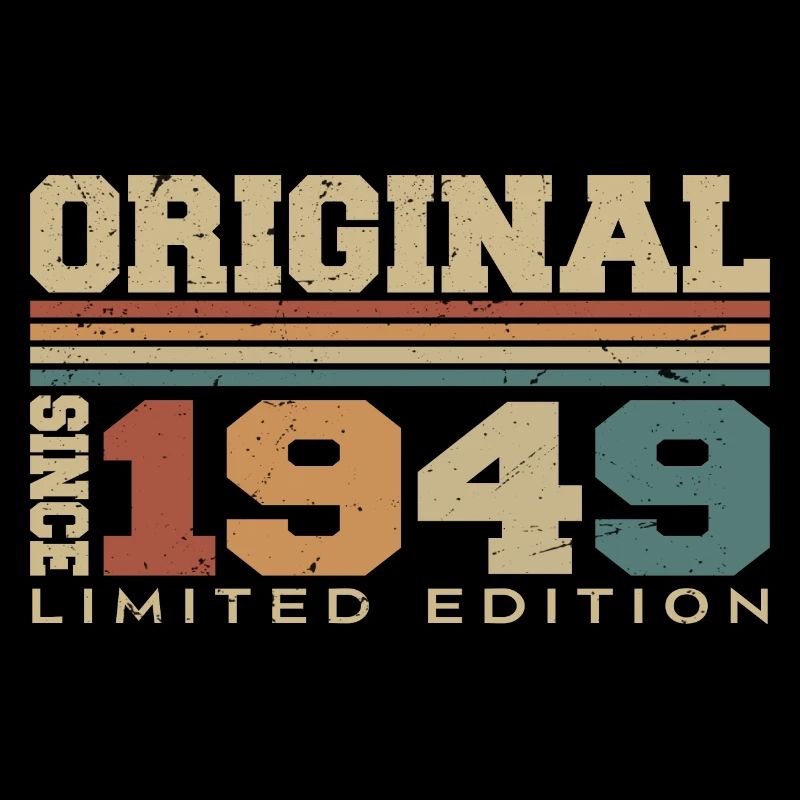 Original 1949 Rétro Cadeau 75 e Anniversaire 1949