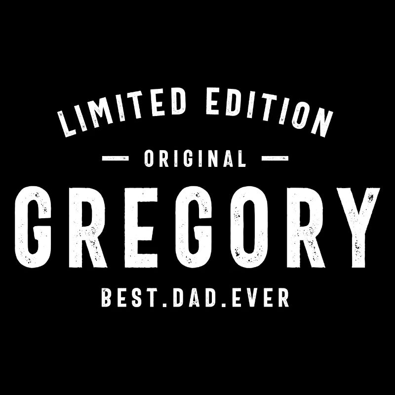 Gregory Nom personnalisé Anniversaire