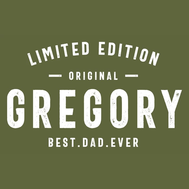 Gregory Personalized Name Birthday