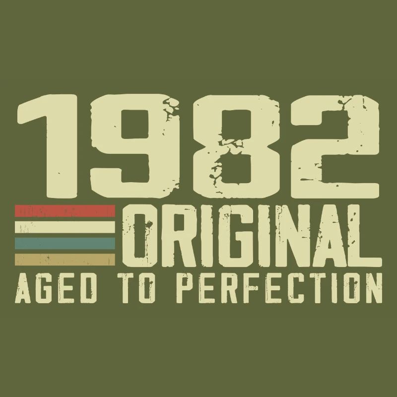 Né en 1982 - Vintage 1982 - 42e Anniversaire Rétro