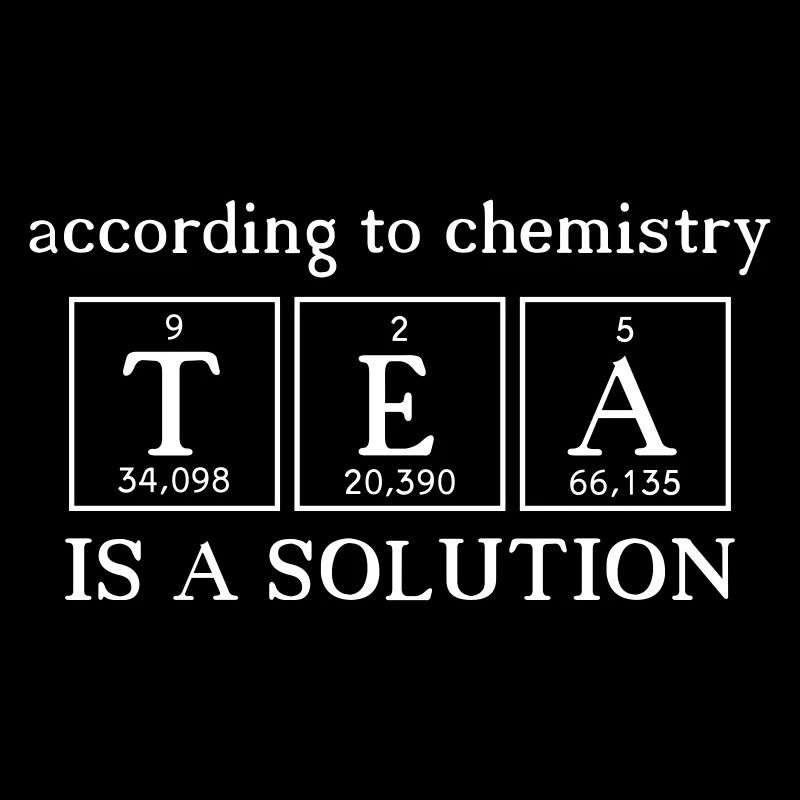 Tea is a solution - teabag chemistry elements