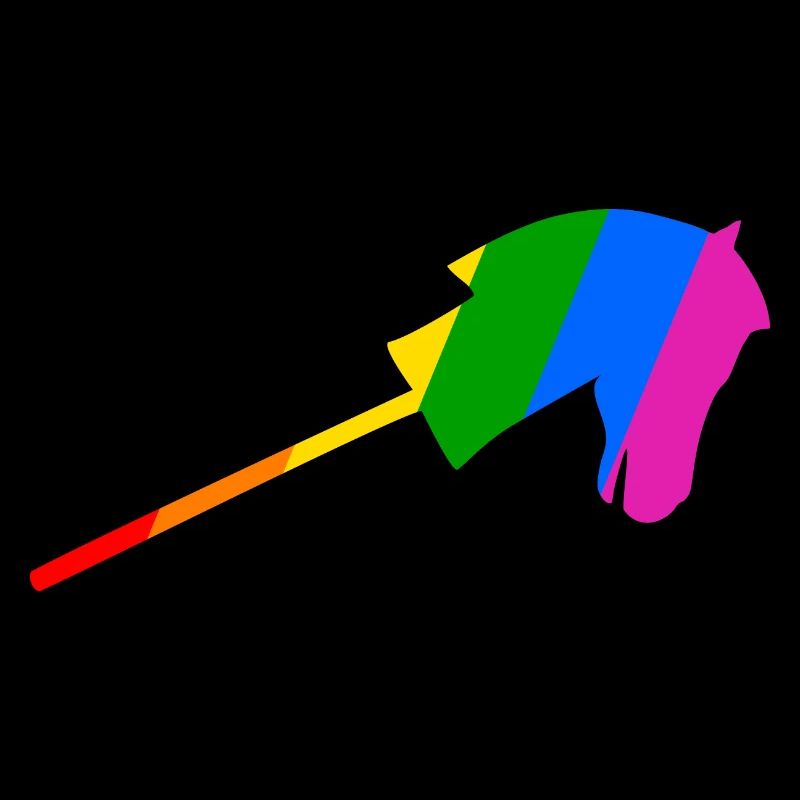 Équitation dans l’arc-en-ciel