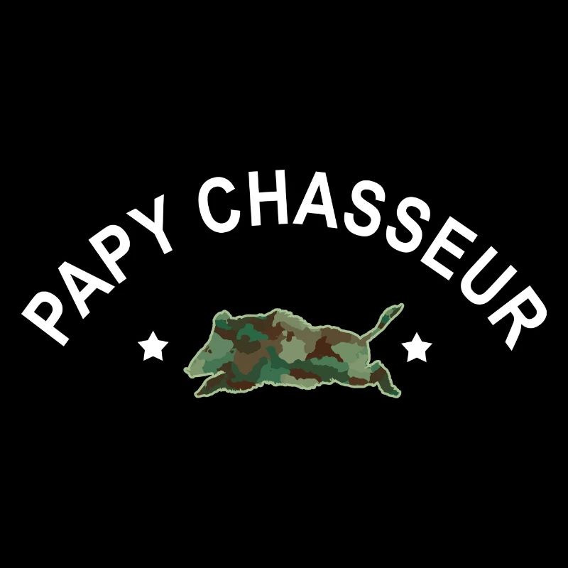 Cadeau papy chasseur chasse sanglier