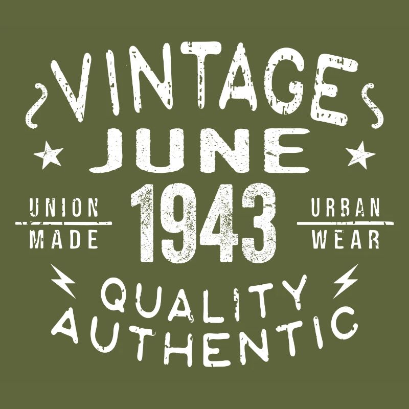 1943 Juni 1943 Jahrestag Juni 1943 Juni Geburtstag