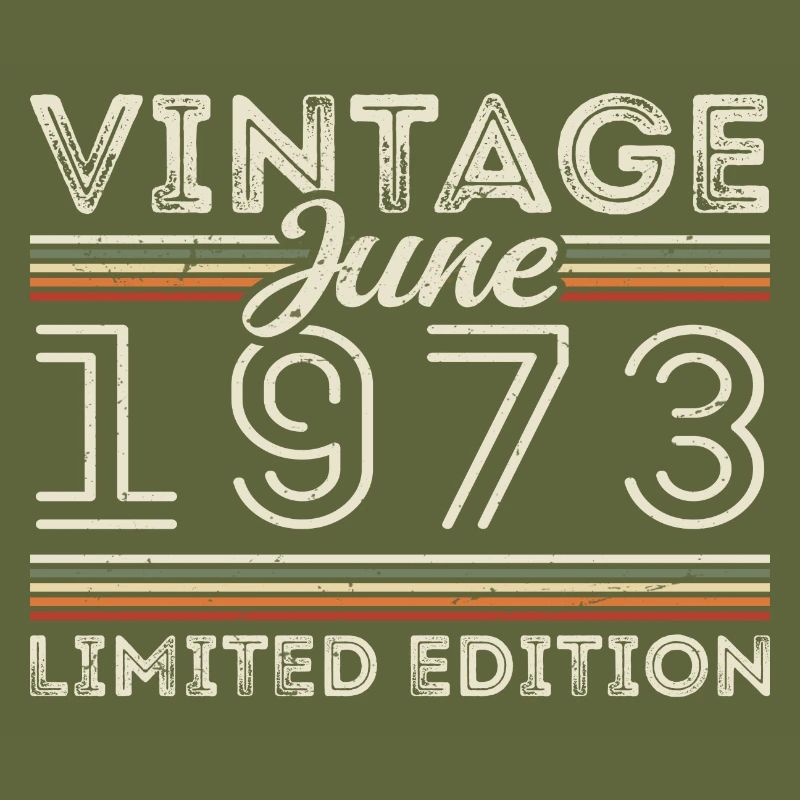 Juni 1973 Juni Geburtstagsgeschenk Juni 1973