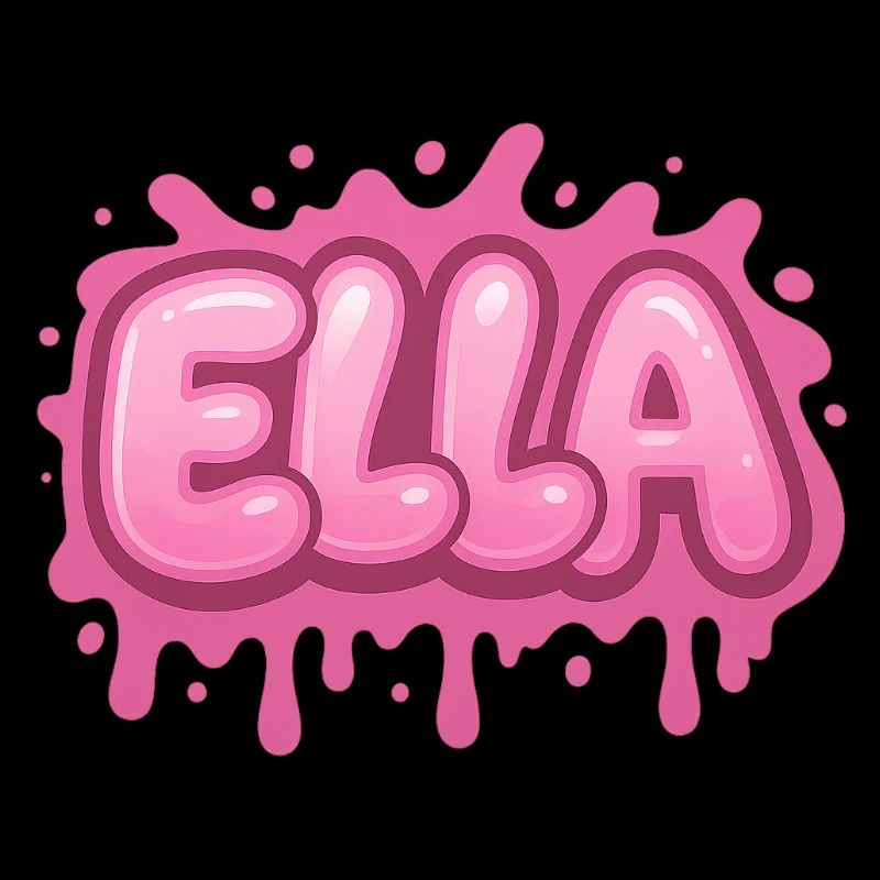 Graffiti ELLA Name Gift Ideal Druckbar