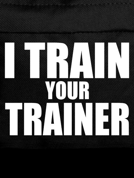 I train your trainer