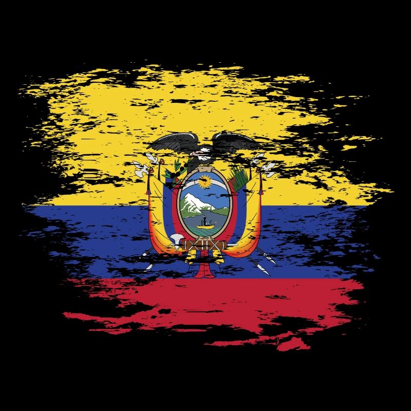 Ecuador flag used