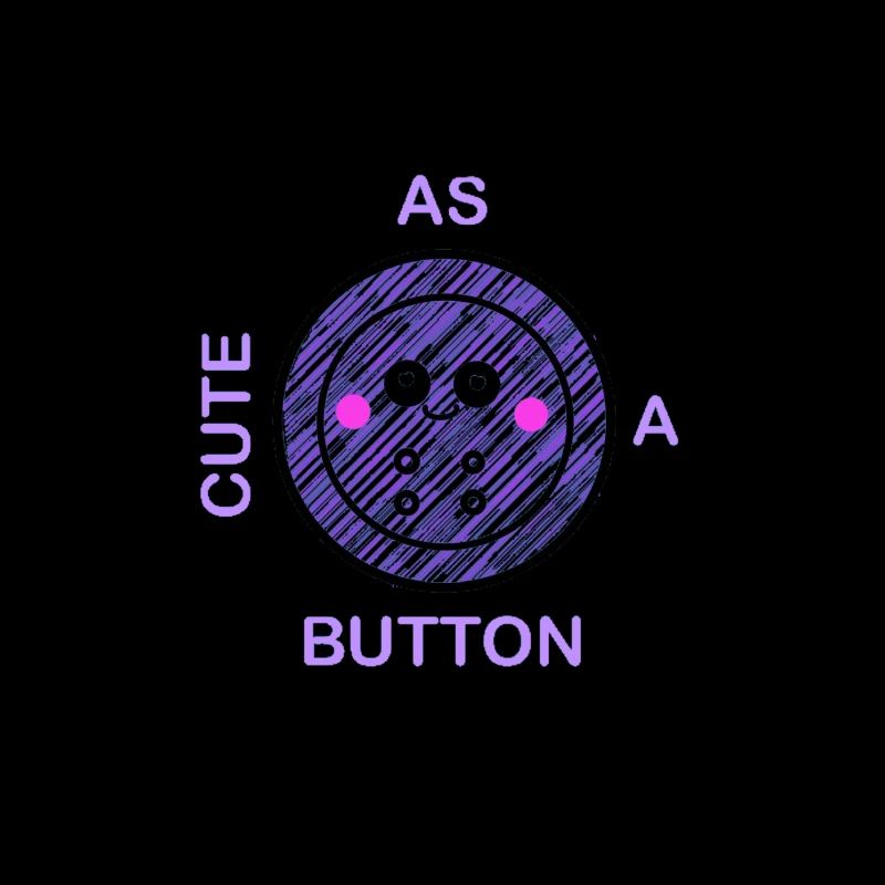 CUTE AS A BUTTON