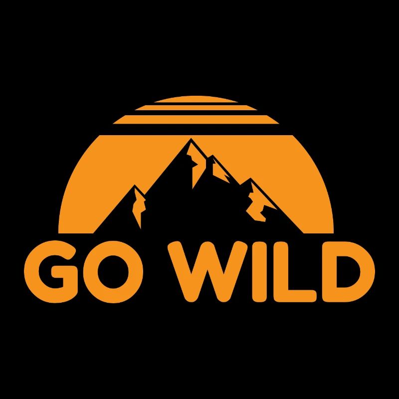 Wilderness Go Wild Mountain Nature Idée cadeau