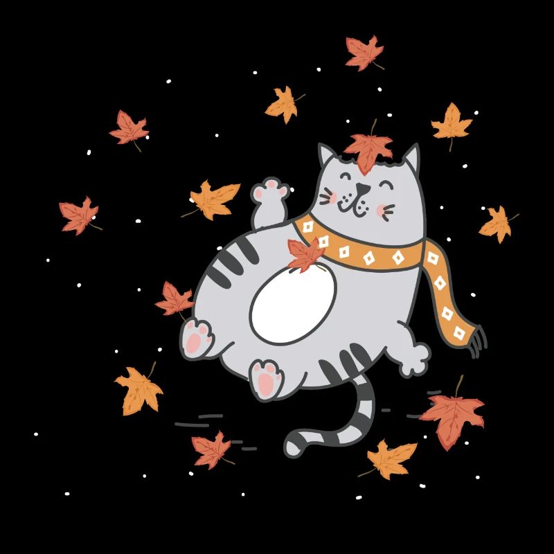 Herbst-Katze