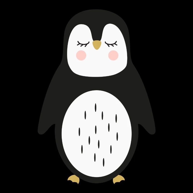 Penguin Pingu Sleepy Eyes