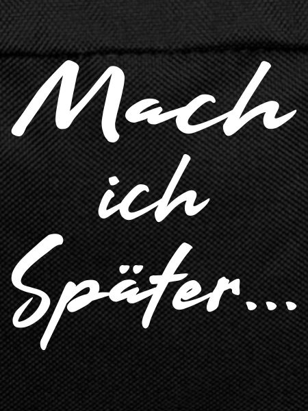 Mach ich später - Vector