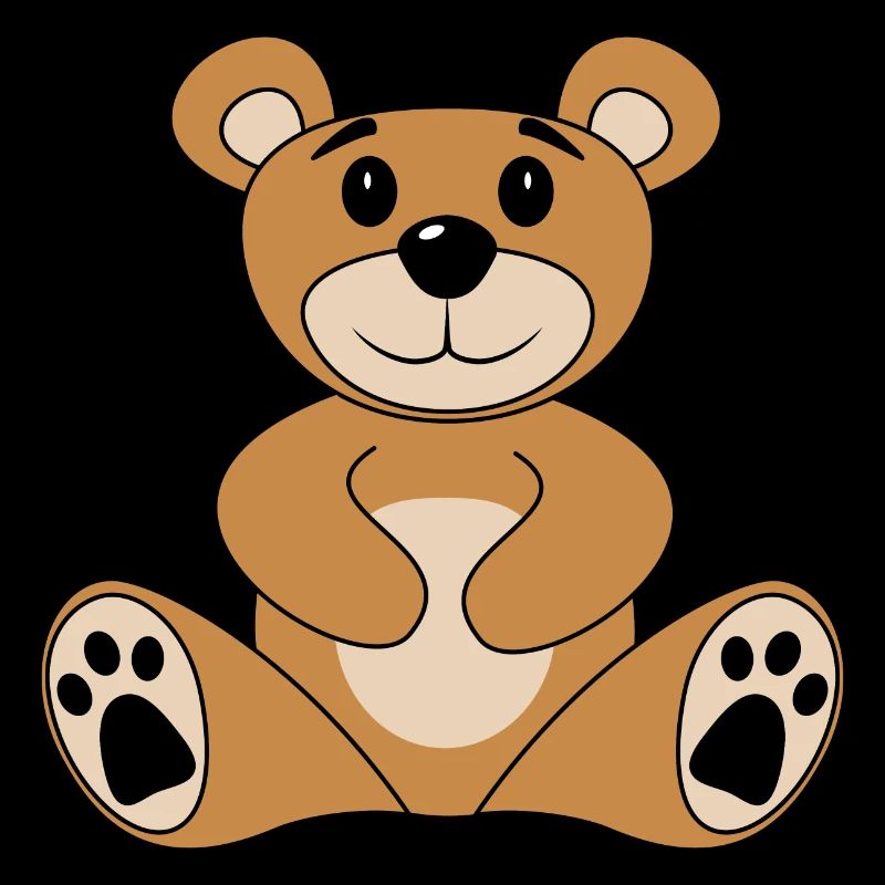 Teddy bear hugs bear