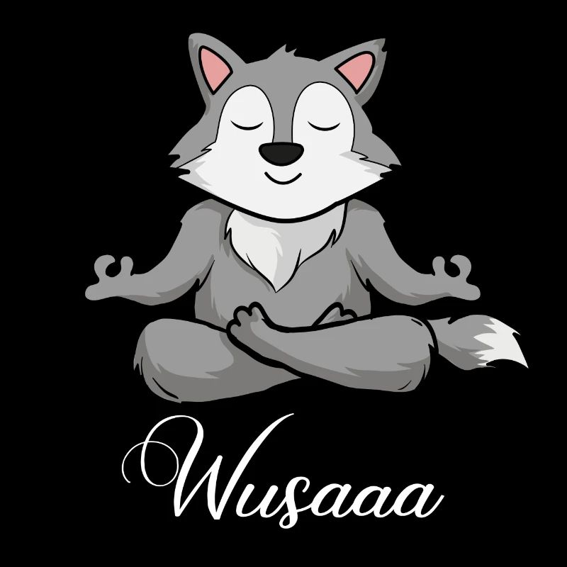 Wolf Auszeit Durchatmen Wusaaa