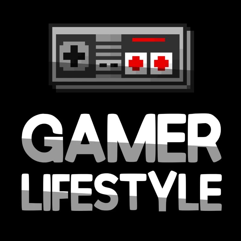 GAMER LIFESTYLE + NES Controller - Gaming