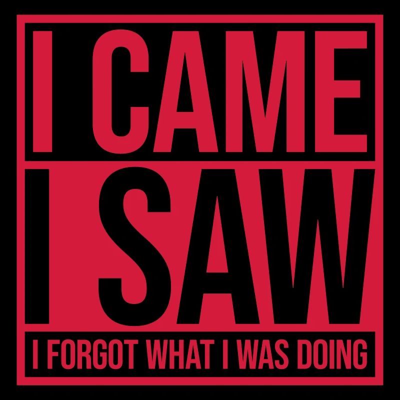 I came saw forget