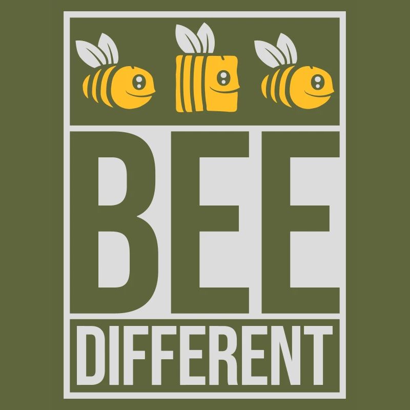 bee different Spruch Zitat