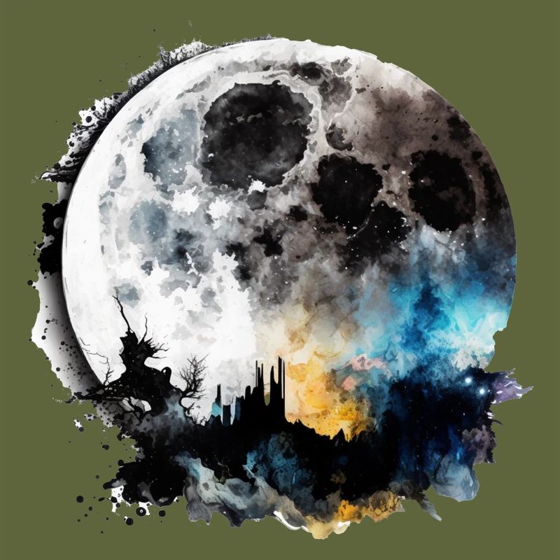 Mond Comic Stil