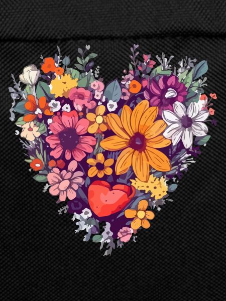 Heart of flowers