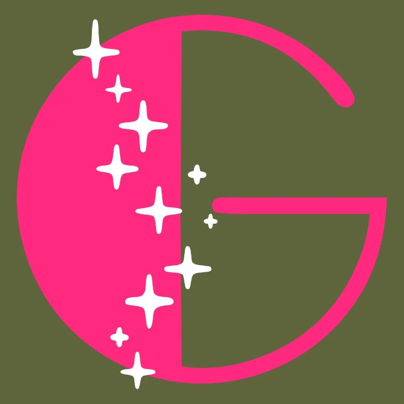 Letter G Glitter