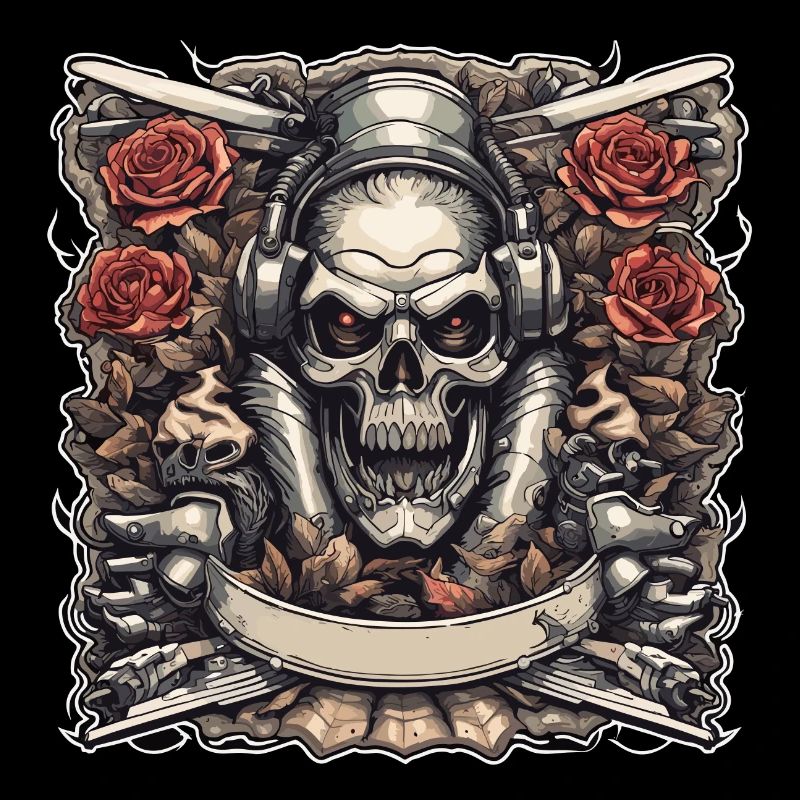 Skull / skull / skeleton / gothic / tattoo