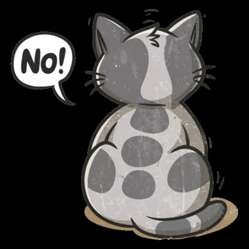 No! Cat