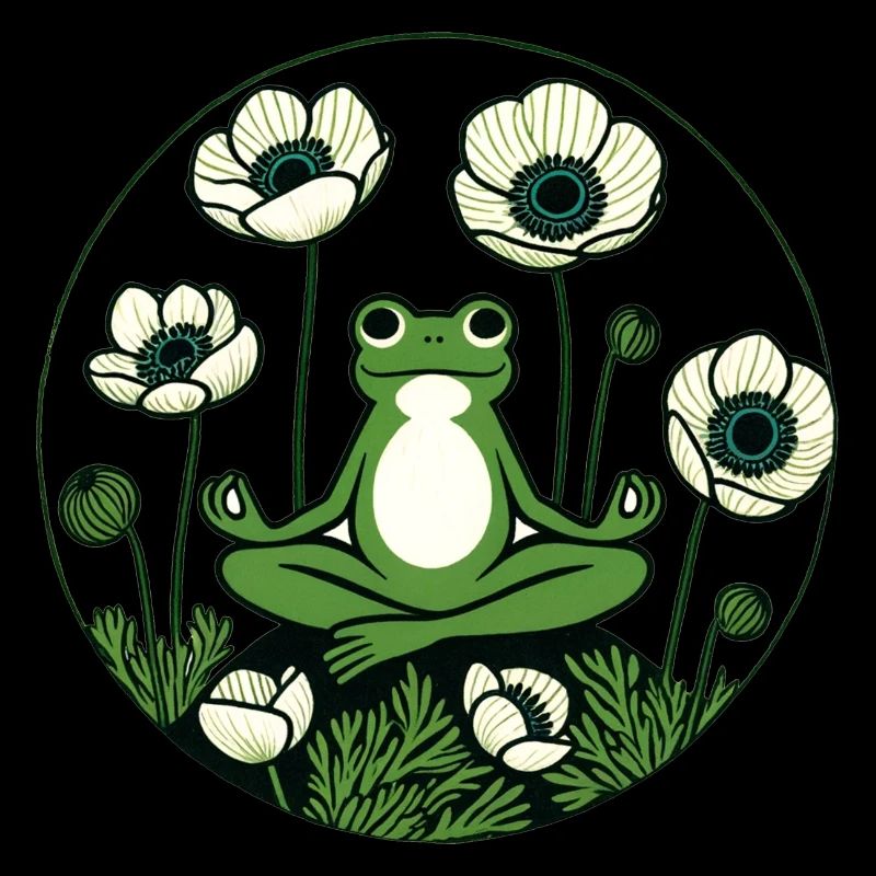 Meditating Froggy