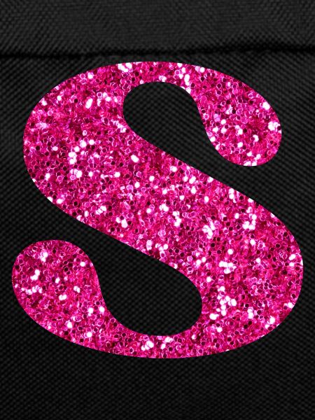 Glitter pink letter