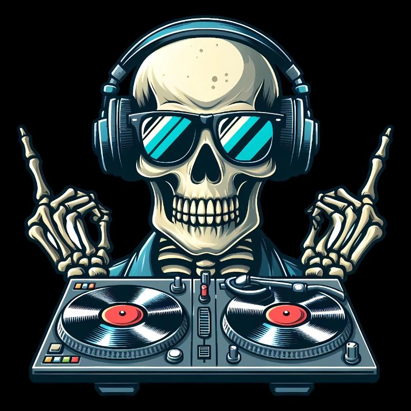 Squelette de DJ