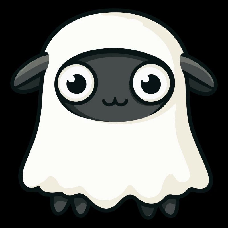 Sheep Halloween Funny Ghost