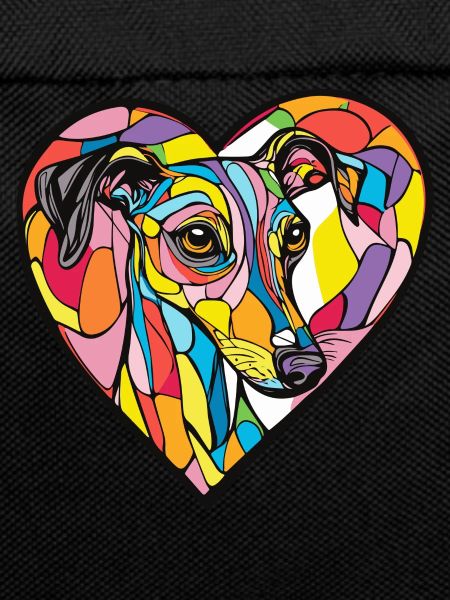 Whippet Dog Heart Dog Love