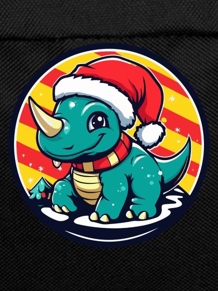 Dinosaur triceratops Christmas animal