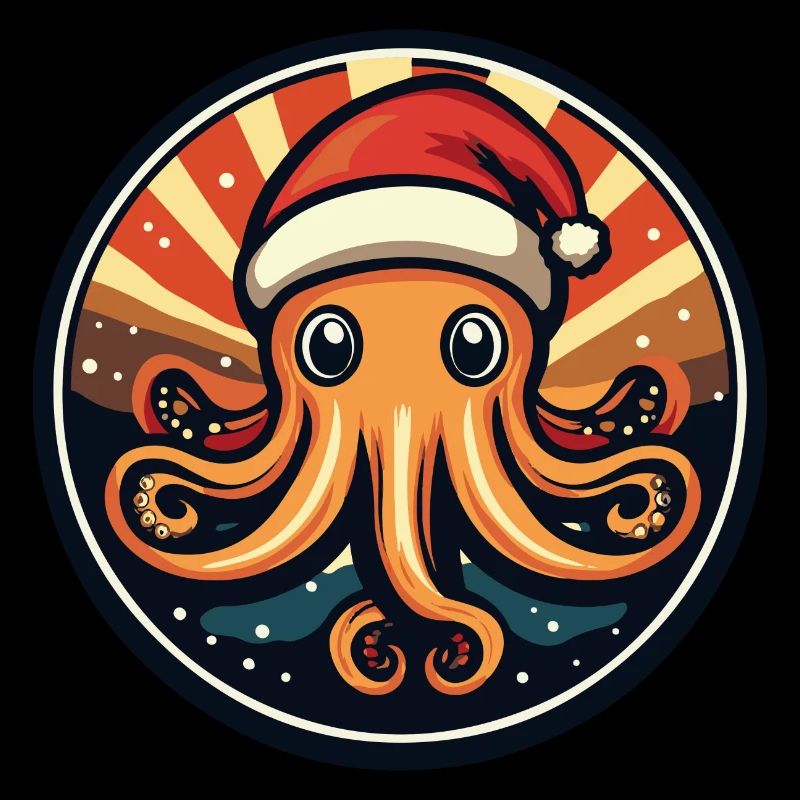 Octopus Christmas Animal