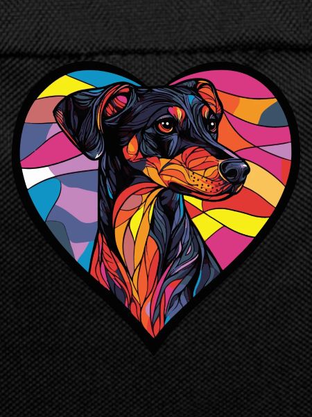 Doberman Dog Heart Love