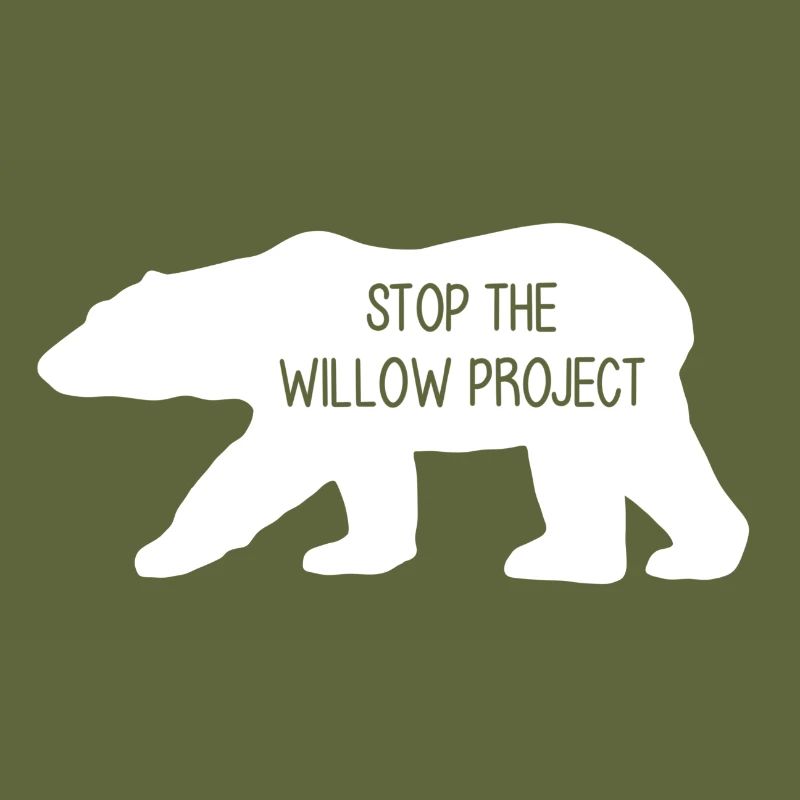 Stop the Willow Project (white)